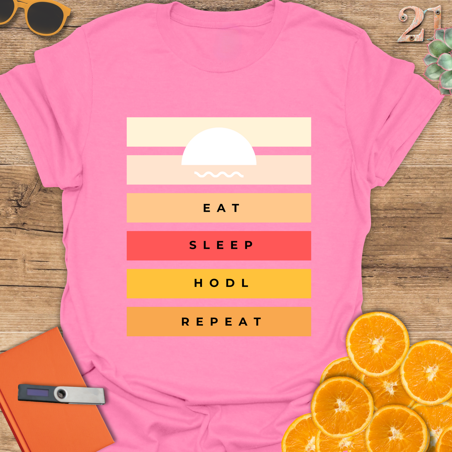 Eat, Sleep, HODL, Repeat T-Shirt