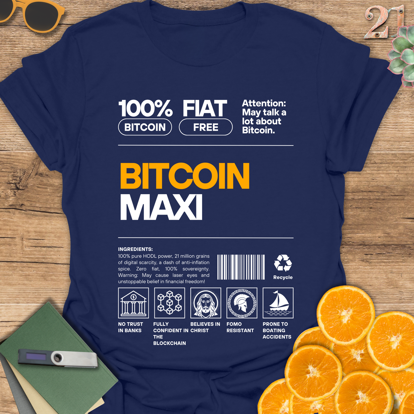 Funny Bitcoin Maxi Unisex T-Shirt
