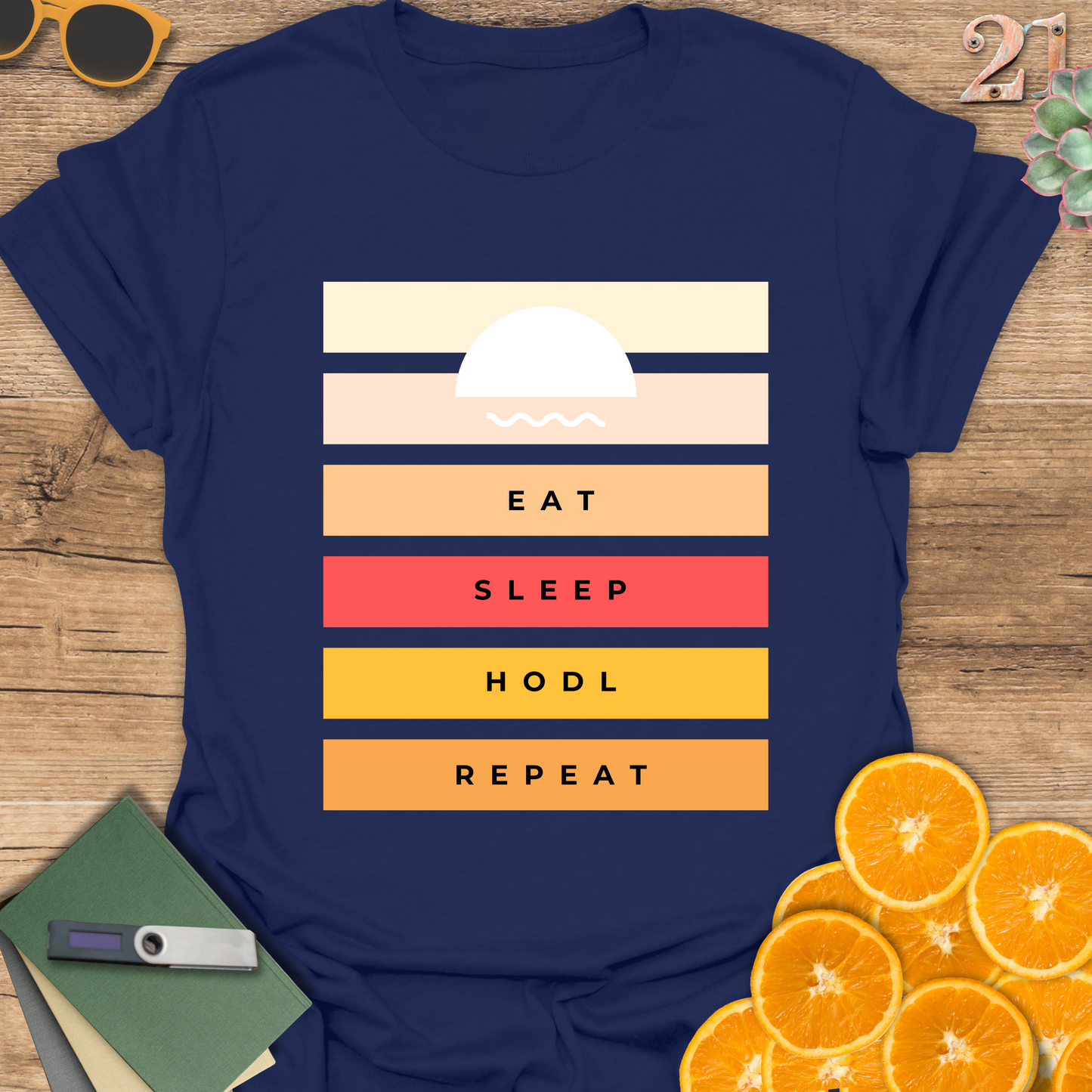 Eat, Sleep, HODL, Repeat T-Shirt