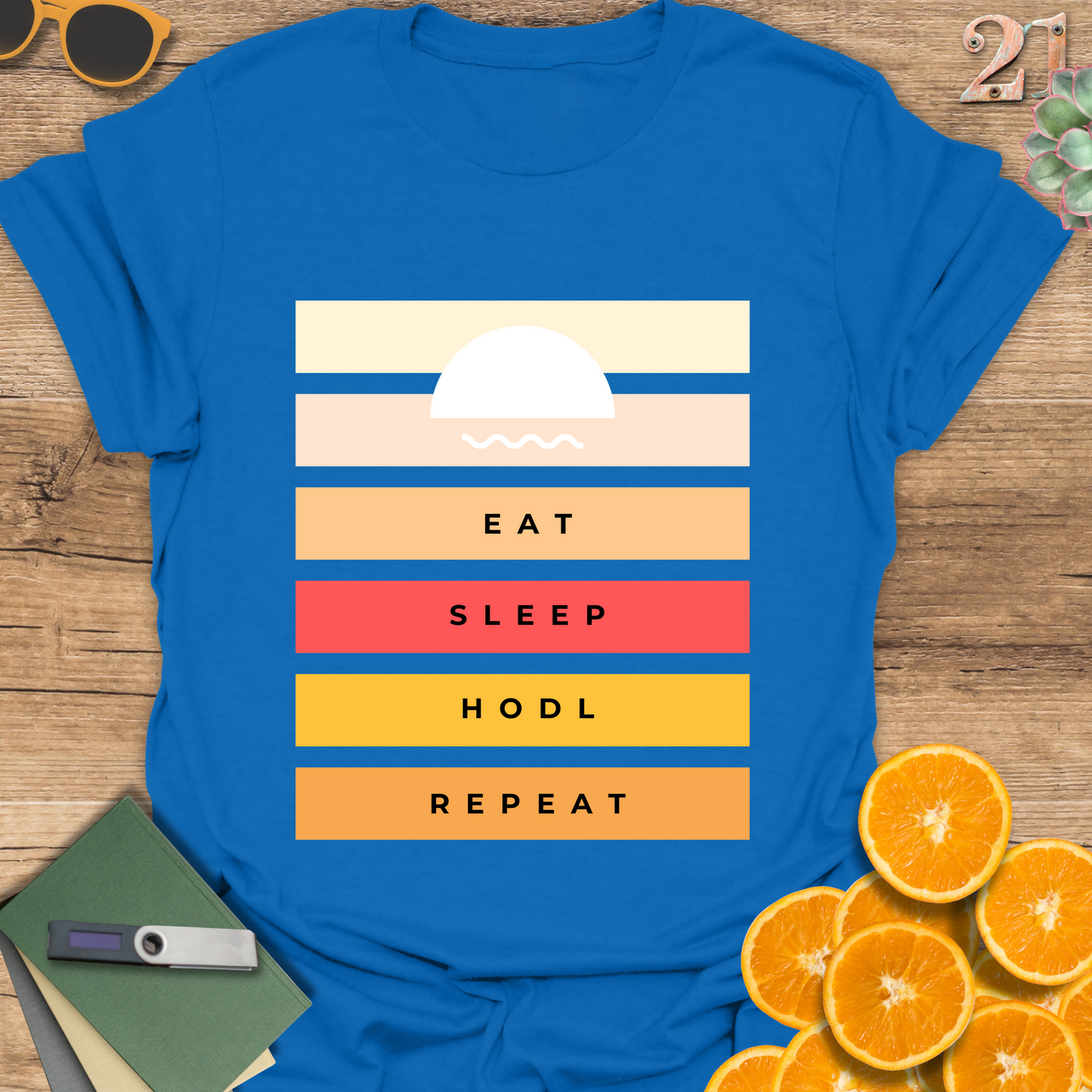 Eat, Sleep, HODL, Repeat T-Shirt