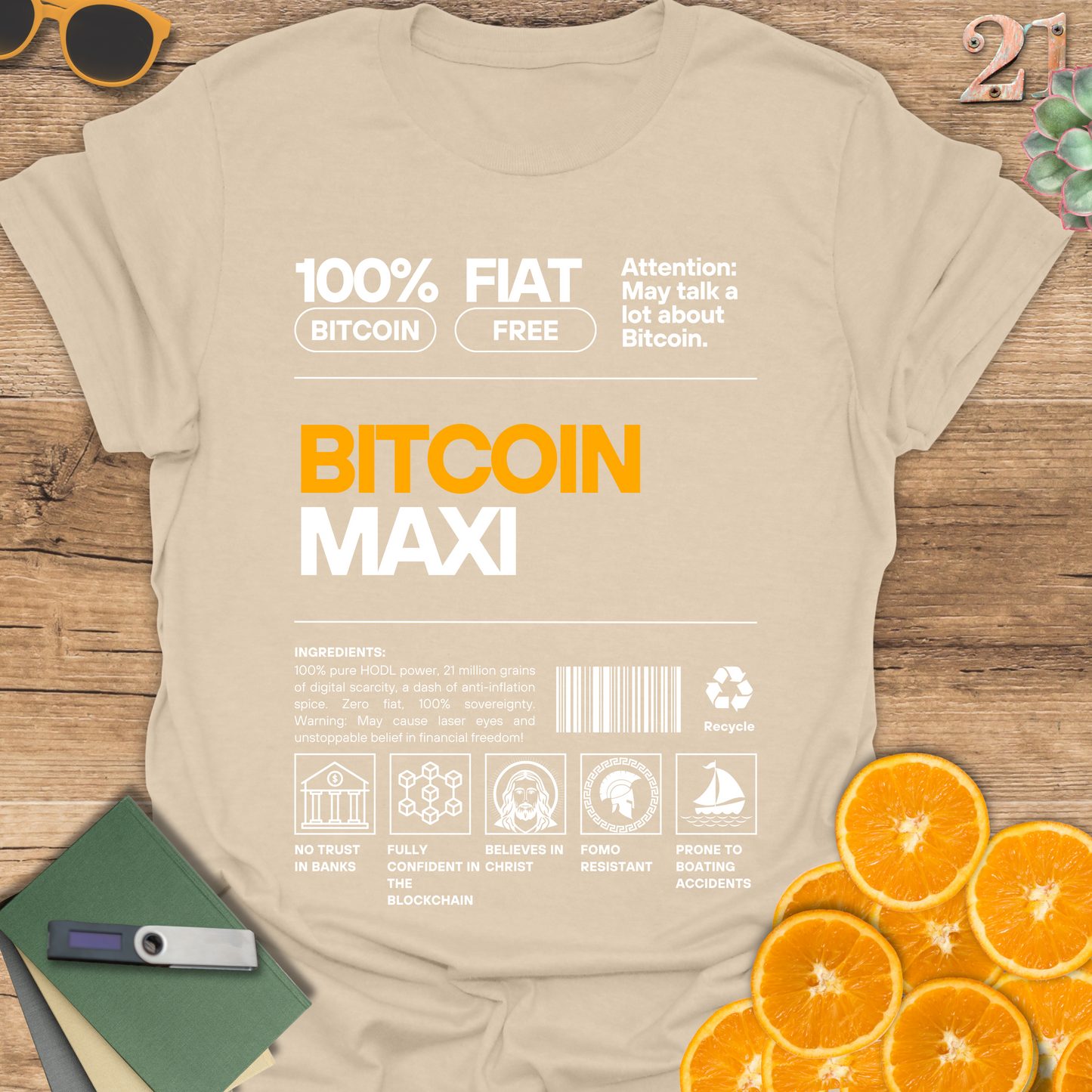 Funny Bitcoin Maxi Unisex T-Shirt