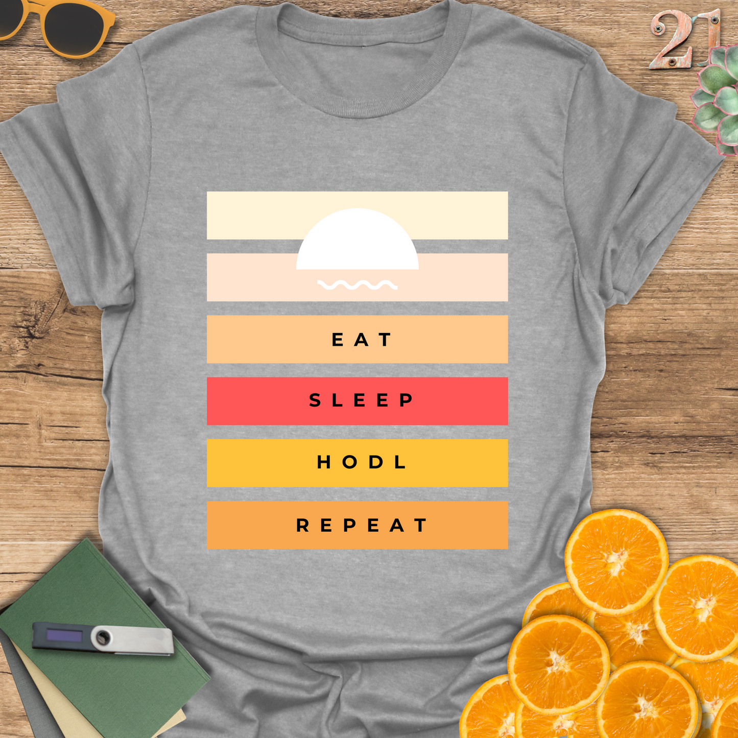 Eat, Sleep, HODL, Repeat T-Shirt