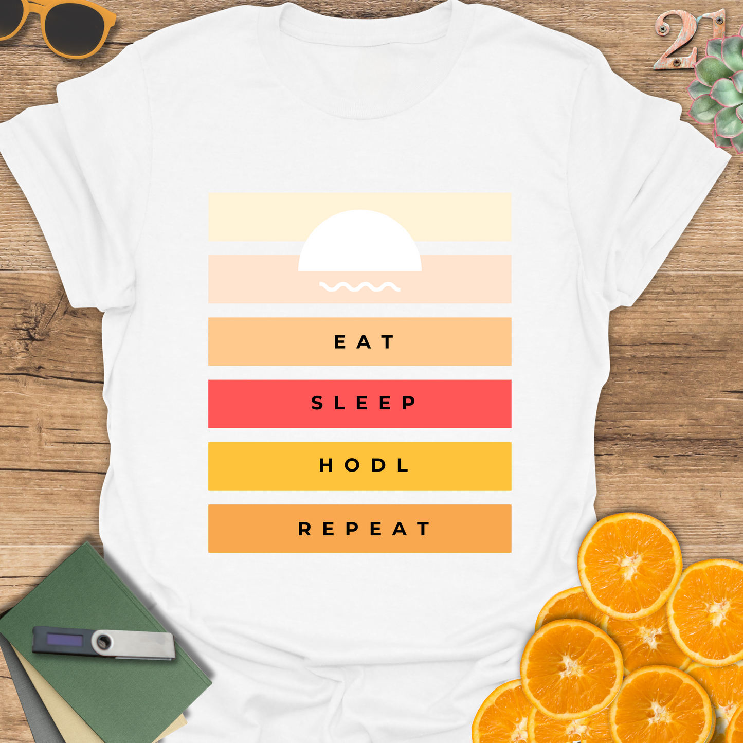 Eat, Sleep, HODL, Repeat T-Shirt