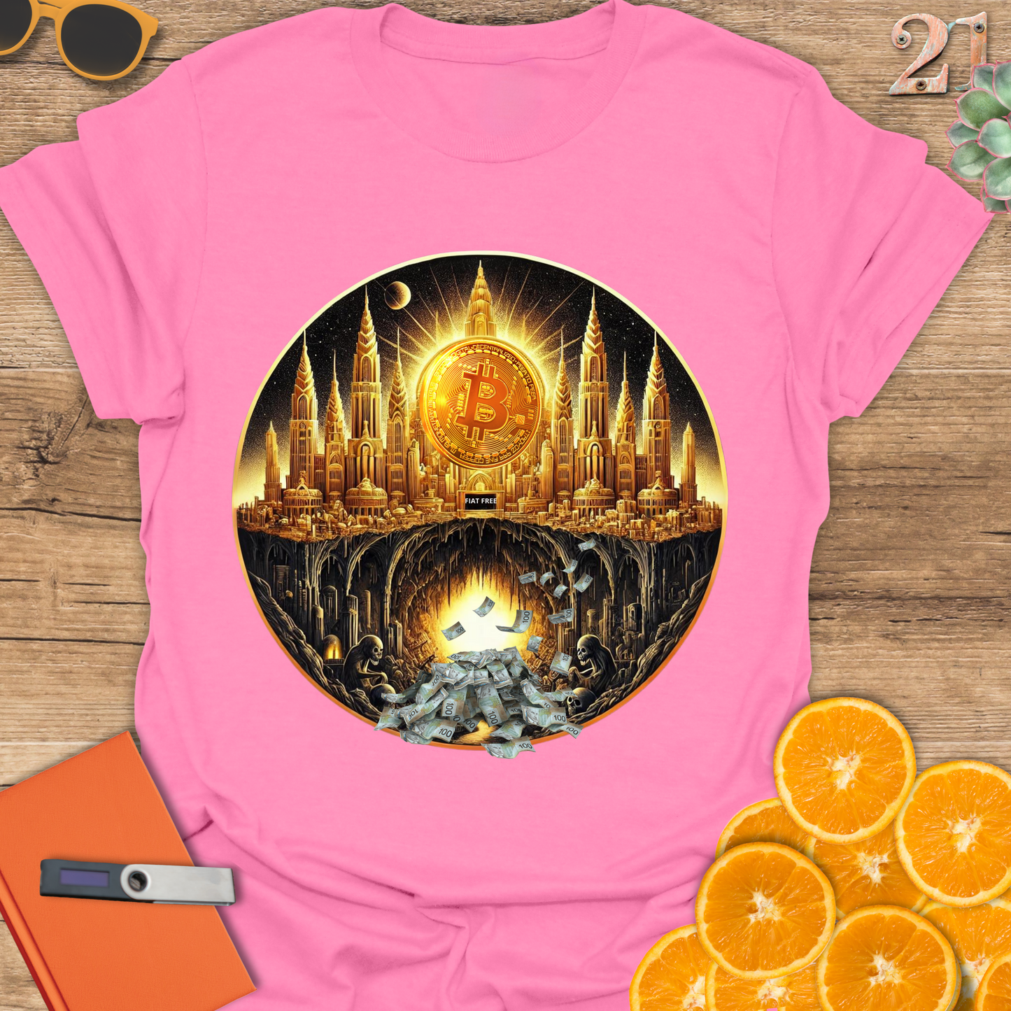 Bitcoin Utopia Fiat Dystopia, T-Shirt
