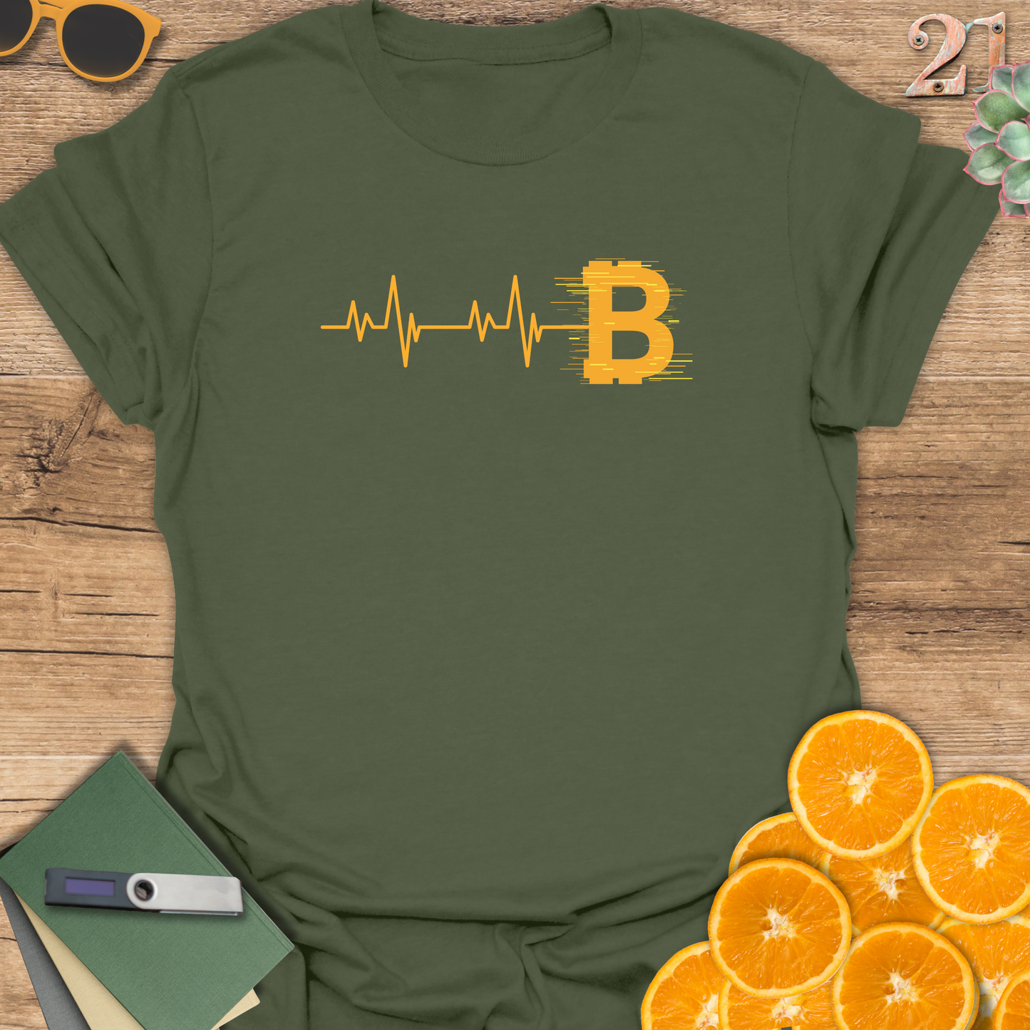 Bitcoin Pulse Unisex T-Shirt