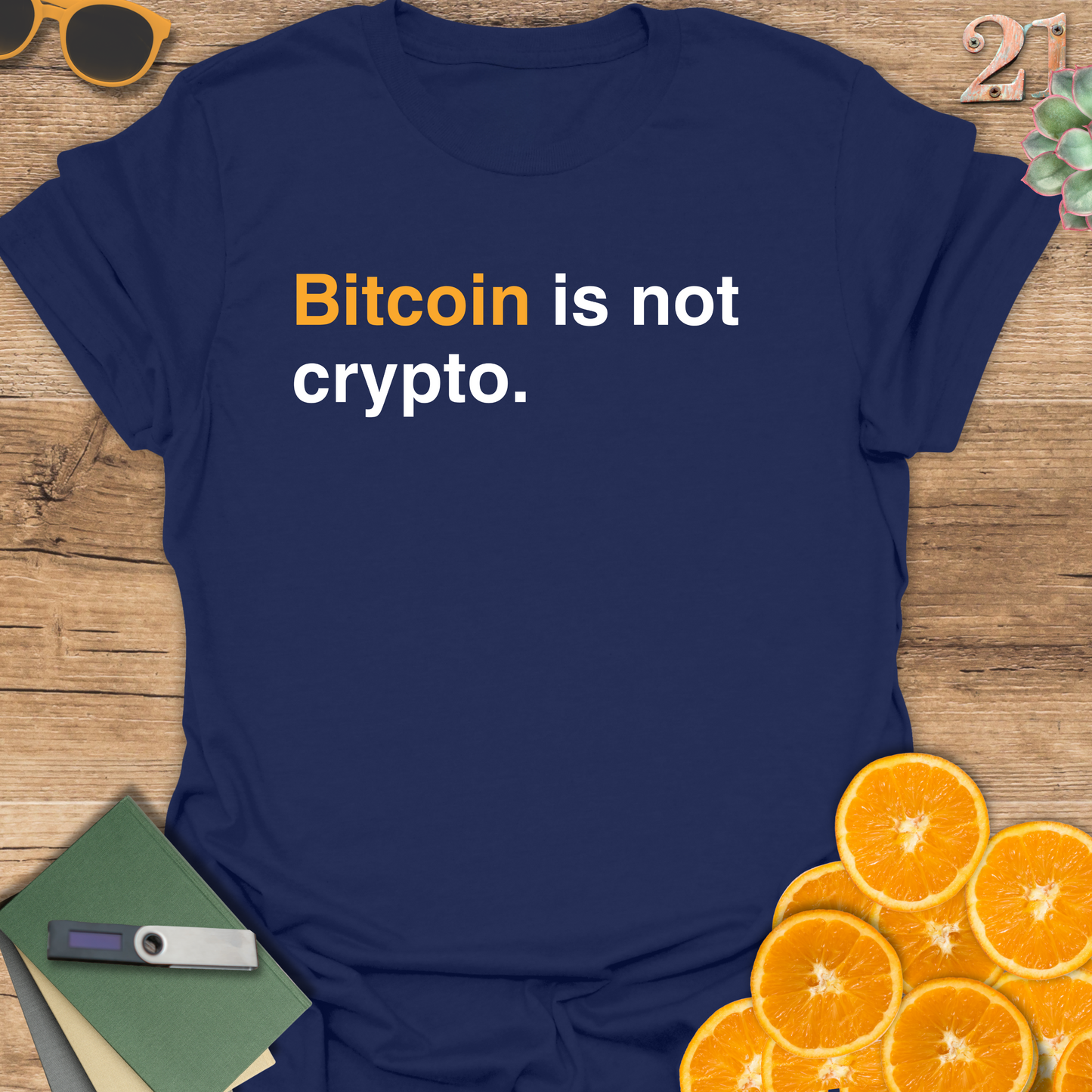 Bitcoin is not crypto T-Shirt