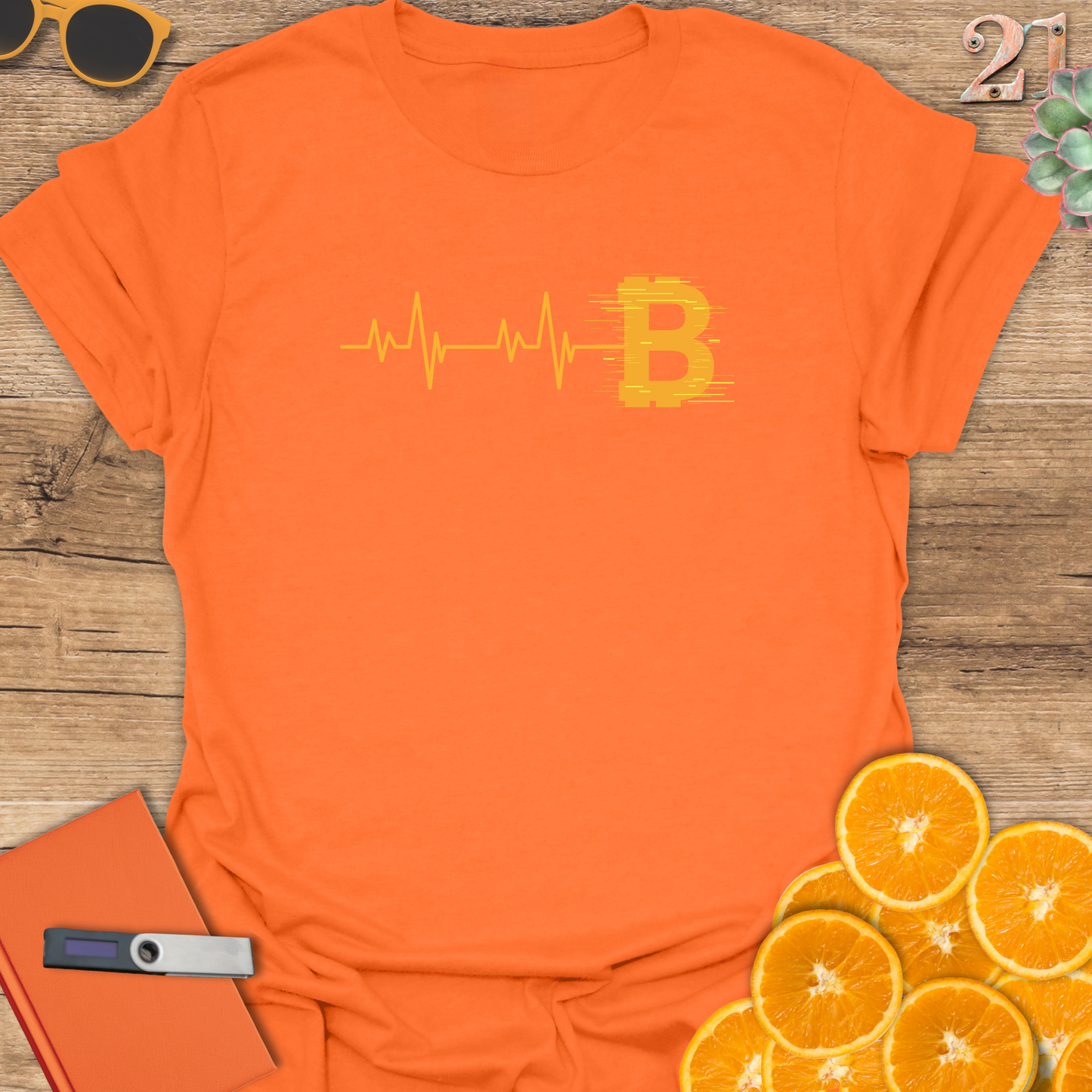 Bitcoin Pulse Unisex T-Shirt