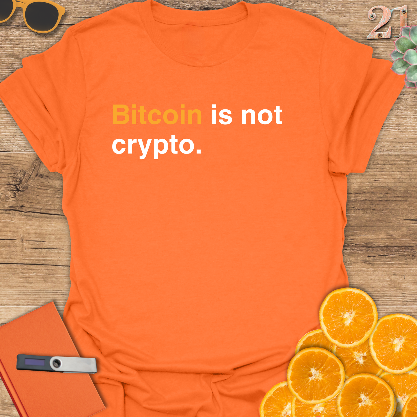 Bitcoin is not crypto T-Shirt