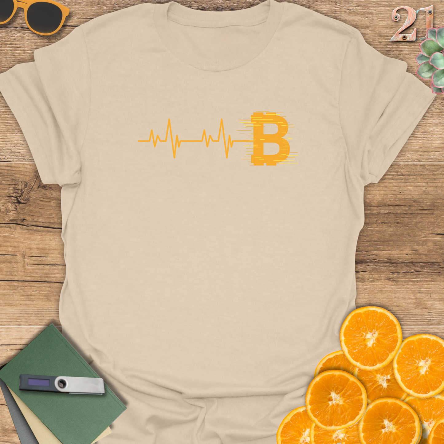 Bitcoin Pulse Unisex T-Shirt