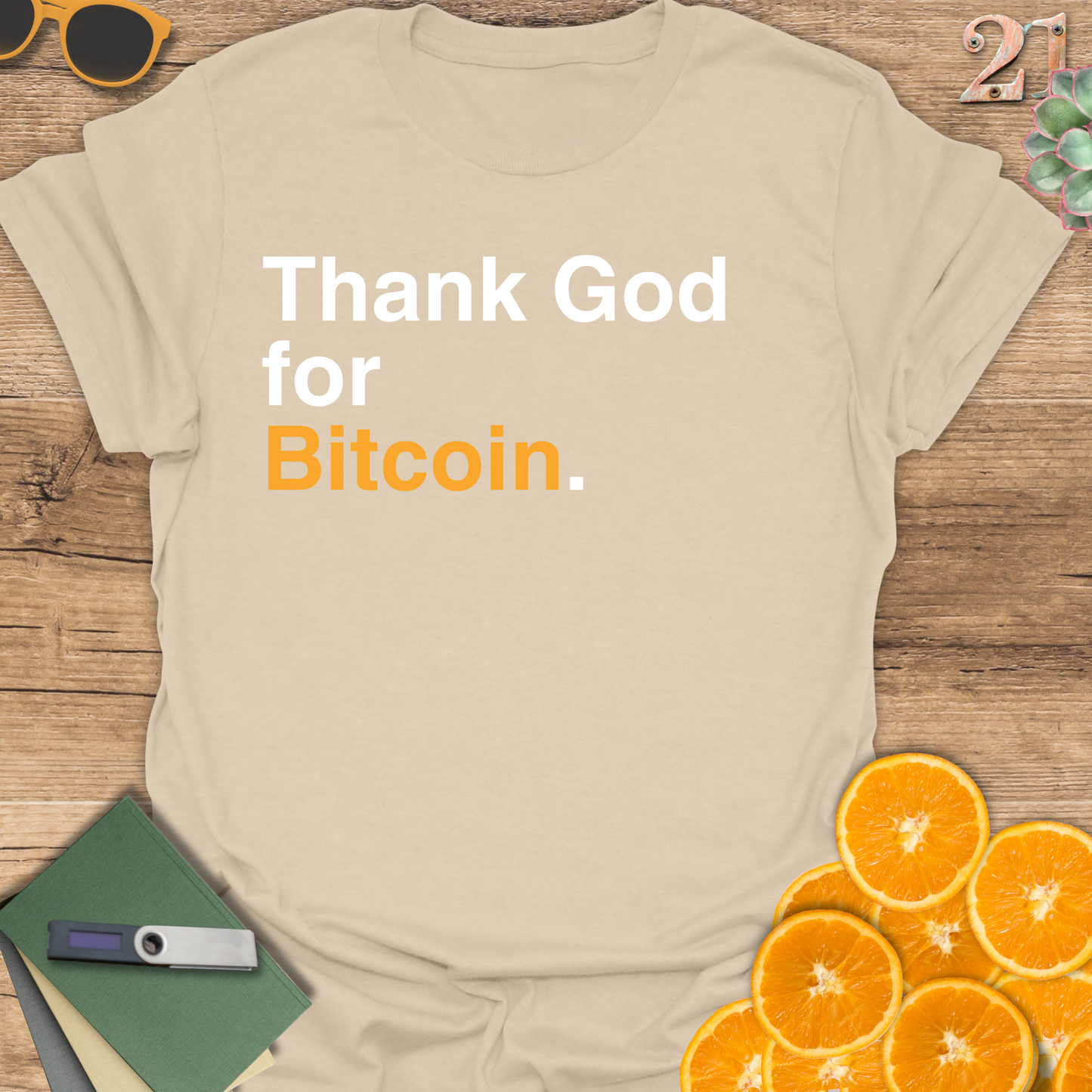 Thank God for Bitcoin T-Shirt