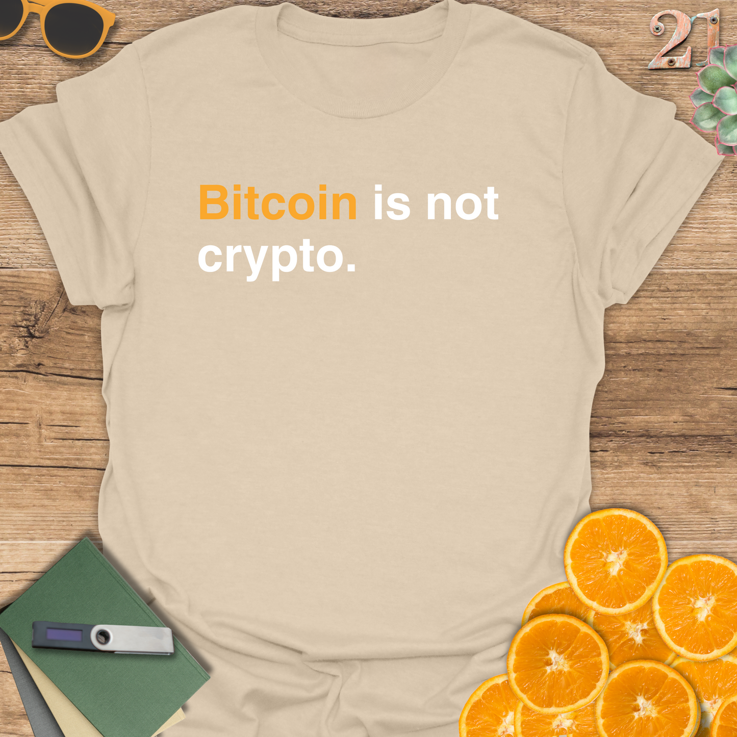 Bitcoin is not crypto T-Shirt