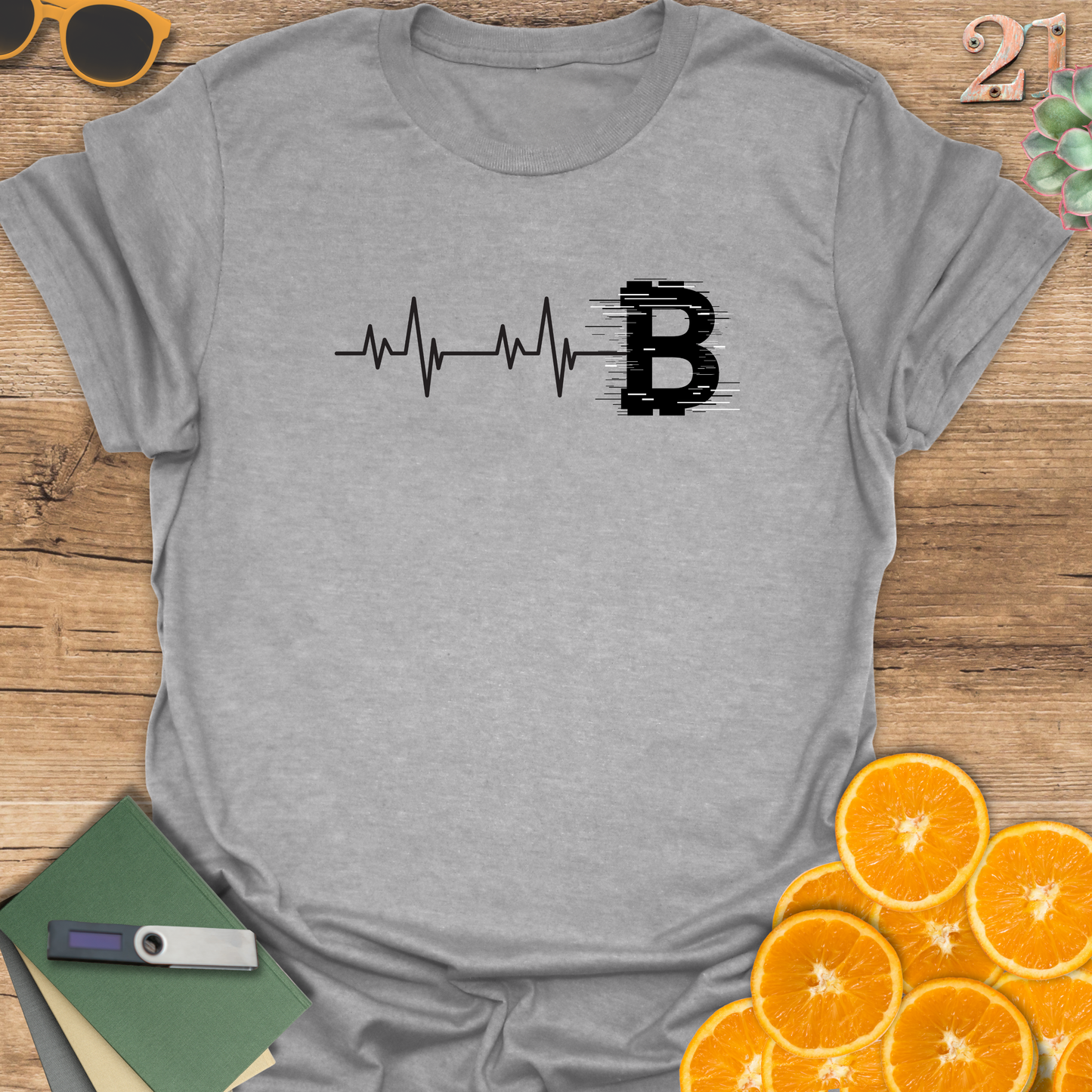 Bitcoin Pulse Unisex T-Shirt