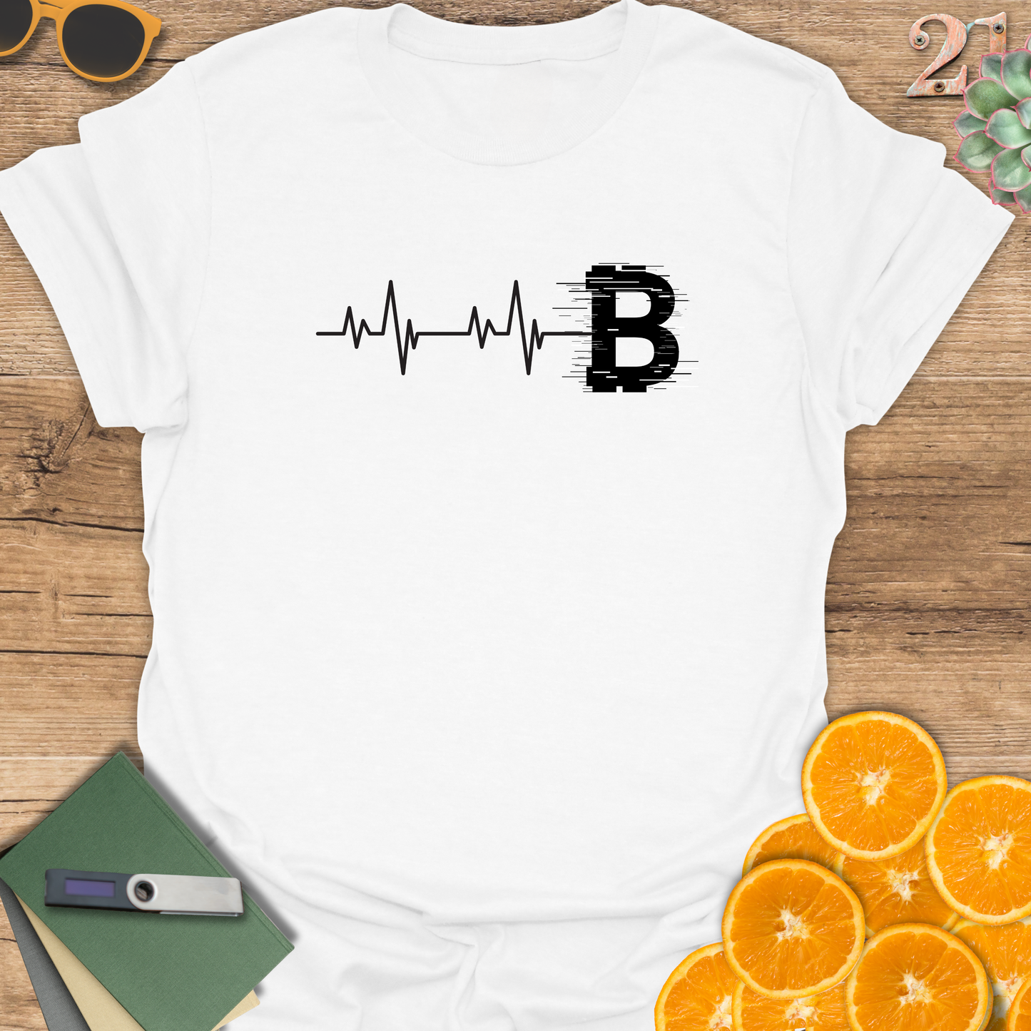 Bitcoin Pulse Unisex T-Shirt